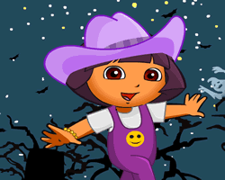 Dora Halloween Fruit Cut