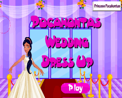 Pocahontas Wedding Dress Up