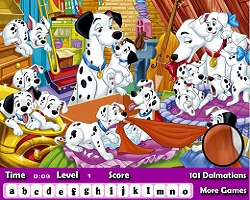 101 Dalmatians Hidden Letters