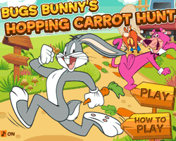 Bugs Bunny Hopping Carrot Hunt