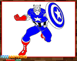 Captain American Coloring