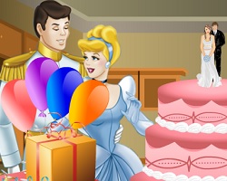 Cinderella Wedding Cake Decor