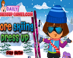 Dora Skiing Dress Up