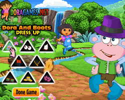Dora and Boots Dress Up