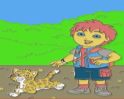 Go Diego Go Coloring
