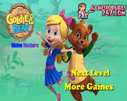 Goldie And Bear Hidden Numbers