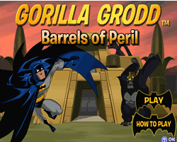 Batman Gorilla Grodd Barrels of Peril