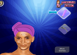 Halle Berry Facial Makeover