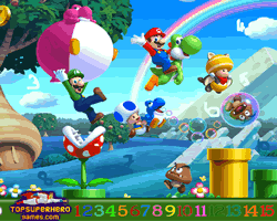 Mario Hidden Numbers