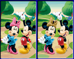 Mickey Mouse 6 Differences