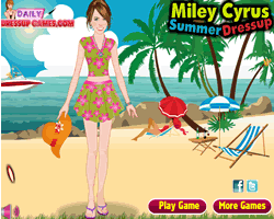 Miley Cyrus Summer Dress Up