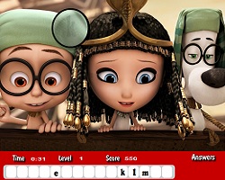 Mr Peabody and Sherman Hidden Letters