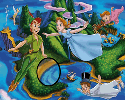Peter Pan Hidden Letters
