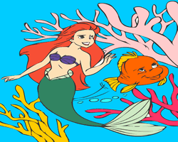 Princess Ariel Coloring