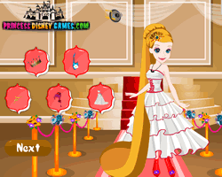 Rapzunzel Wedding Dress Up