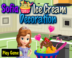 Sofia Ice Cream Decoration