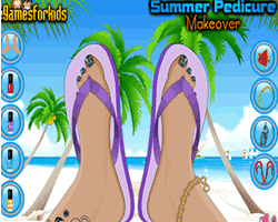 Summer Pedicure Makeover