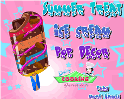 Summer Treat Ice Cream Pop Decor