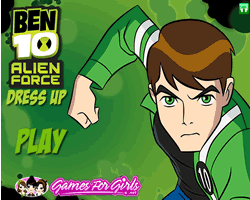 Ben 10 Alien Force Dress Up
