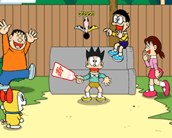 Doraemon Badminton