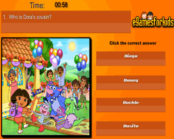 Dora The Exploer Quiz
