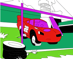 Lightning Mcqueen Coloring