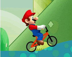 Mario Riding Bike