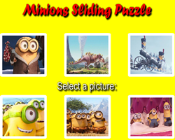 Minions Sliding Puzzle