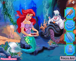 Princess Ariel Lazy