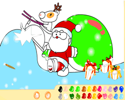 Santa Claus Painting