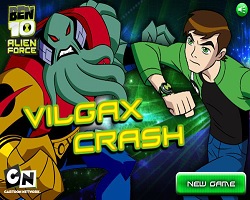 Ben 10 Alien Force Vilgax Crash