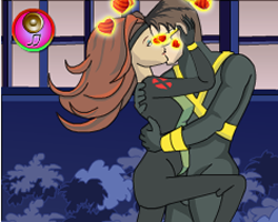 X Men Kissing